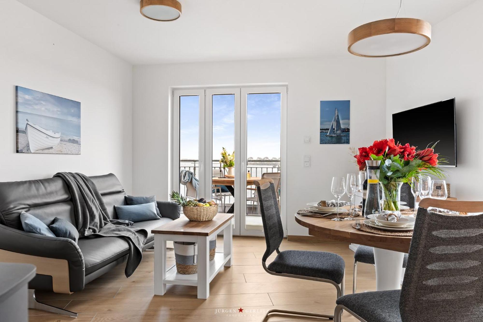 Sea Apartment Mojo- Meerblick, Infrarotauna, Terrasse Olpenitz Exterior foto