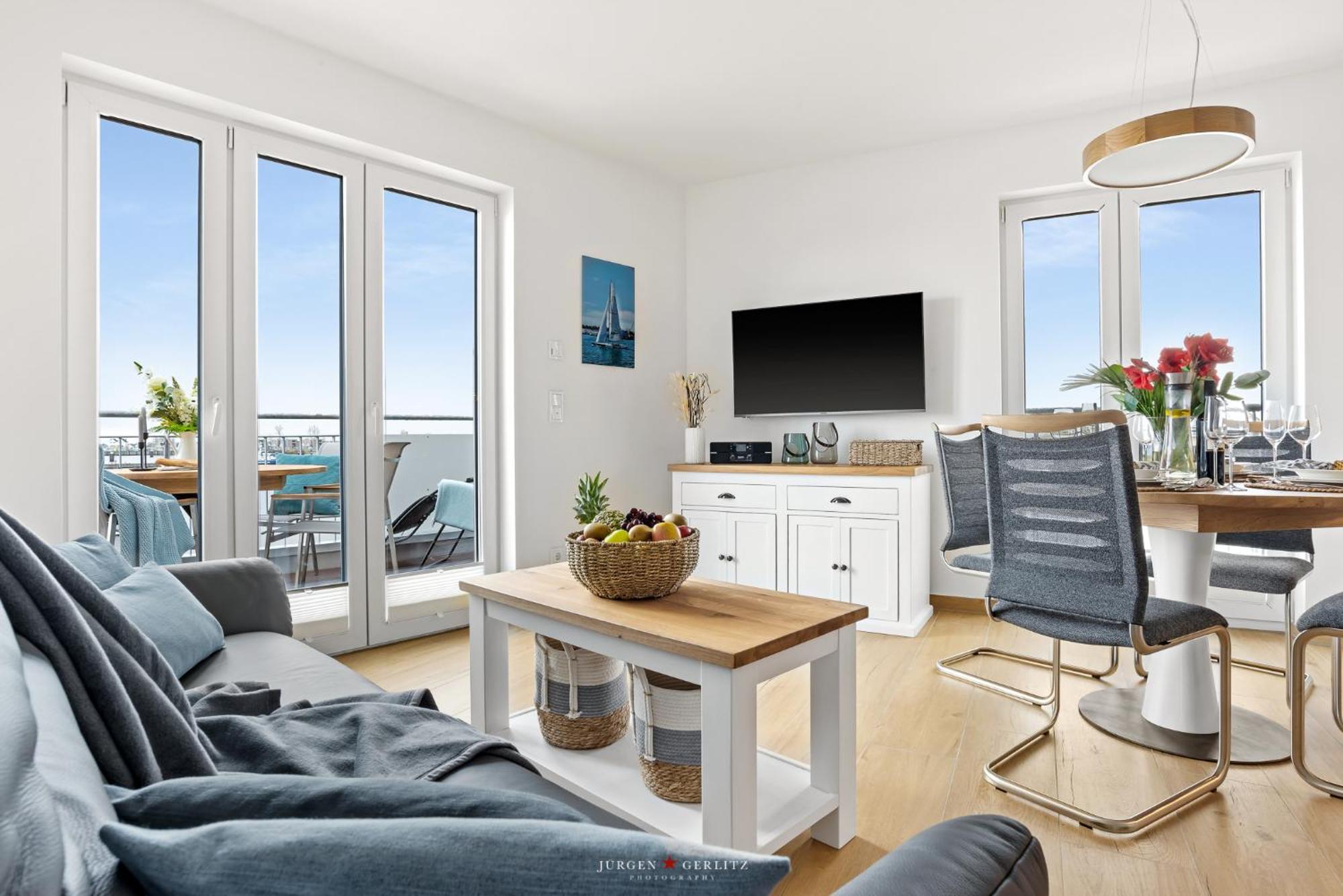 Sea Apartment Mojo- Meerblick, Infrarotauna, Terrasse Olpenitz Exterior foto