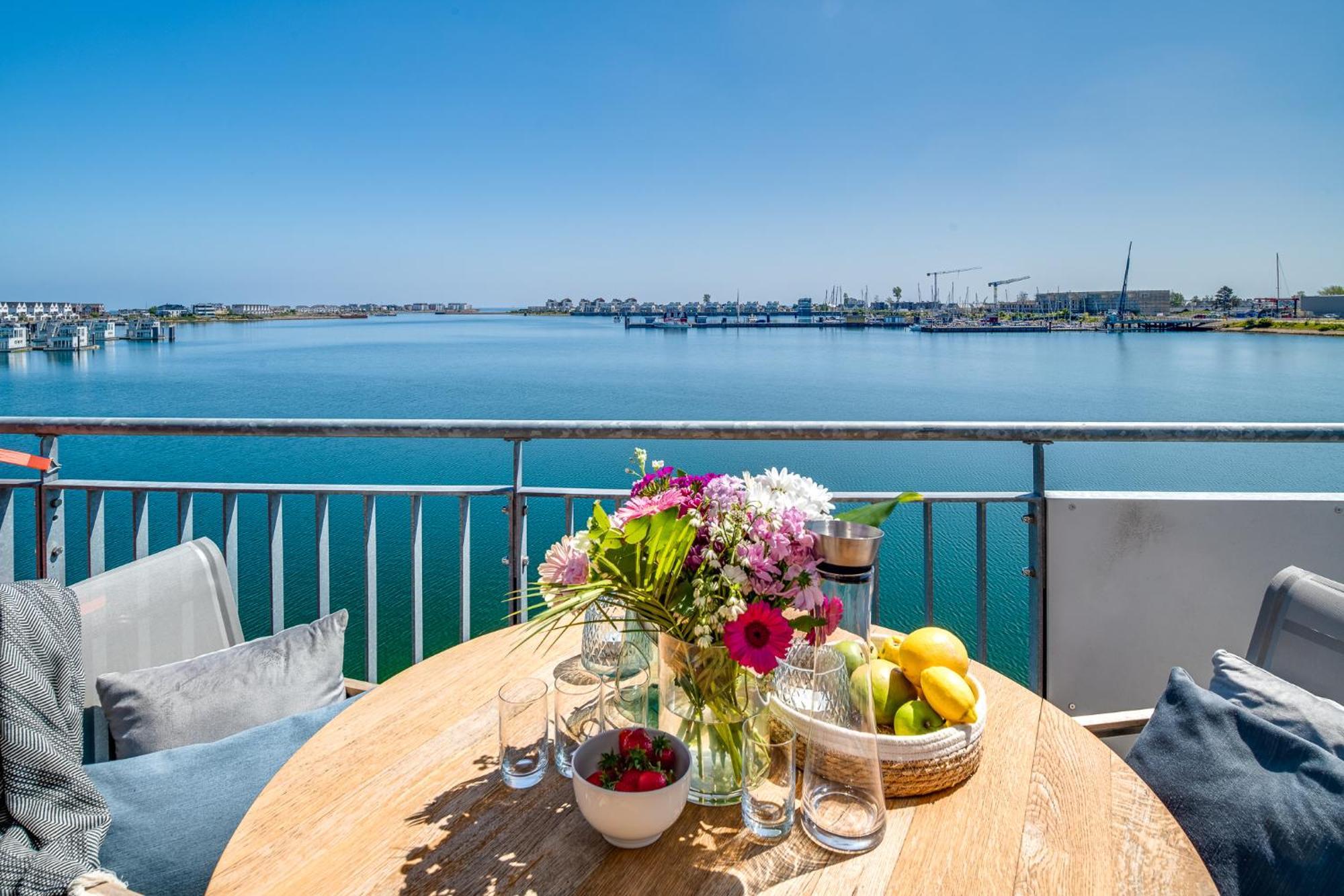 Sea Apartment Mojo- Meerblick, Infrarotauna, Terrasse Olpenitz Exterior foto