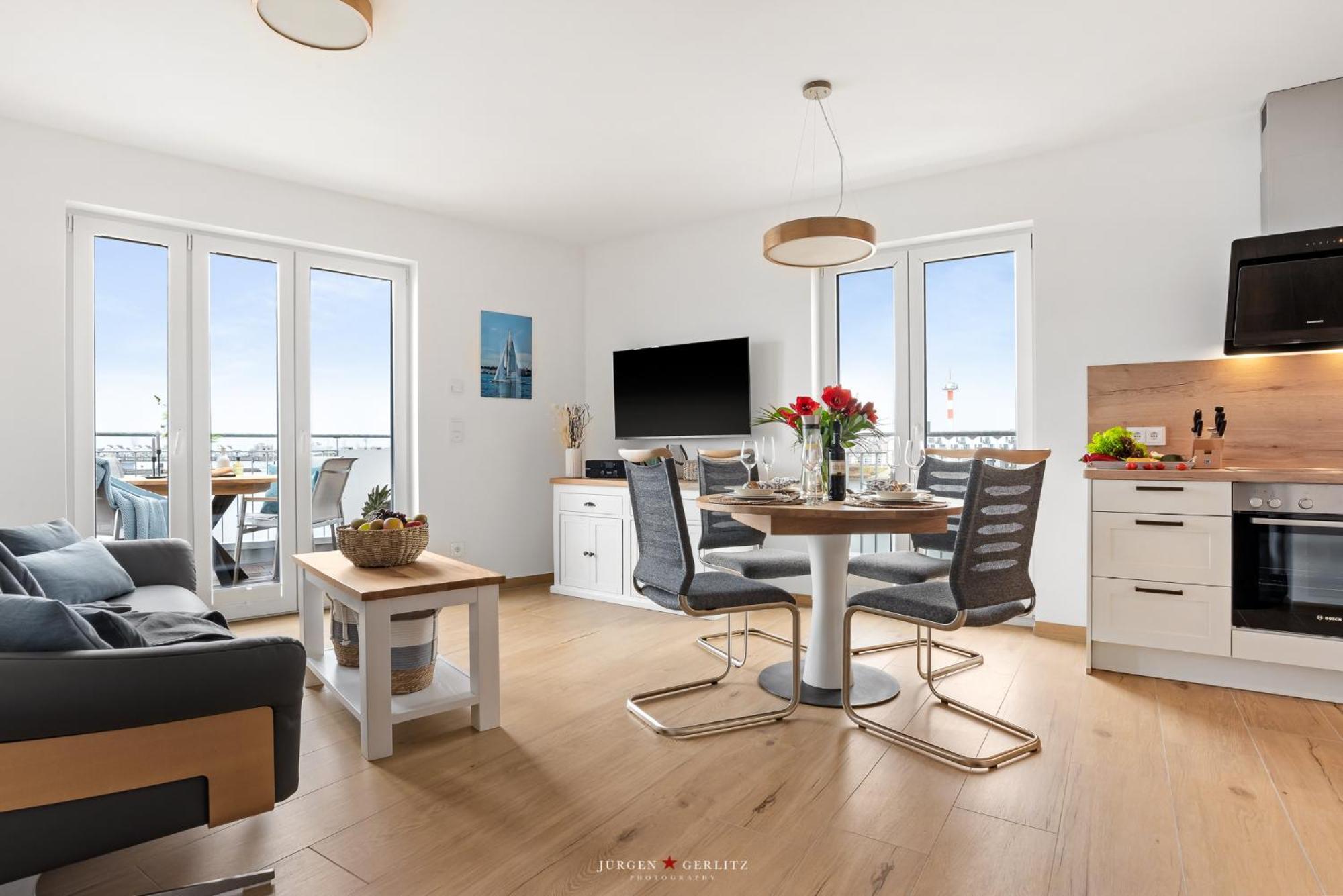 Sea Apartment Mojo- Meerblick, Infrarotauna, Terrasse Olpenitz Exterior foto